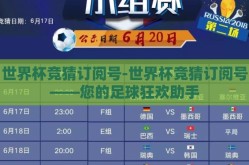世界杯竞猜订阅号-世界杯竞猜订阅号——您的足球狂欢助手