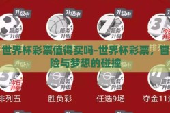 世界杯彩票值得买吗-世界杯彩票，冒险与梦想的碰撞