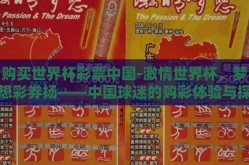 购买世界杯彩票中国-激情世界杯，梦想彩券扬——中国球迷的购彩体验与探索