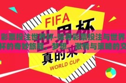 彩票投注世界杯-探寻彩票投注与世界杯的奇妙旅程，梦想、激情与策略的交汇