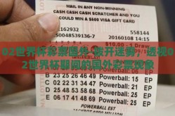 02世界杯彩票国外-拨开迷雾，透视02世界杯期间的国外彩票现象