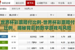 世界杯彩票赔付比例-世界杯彩票赔付比例，揭秘背后的数字游戏与风险