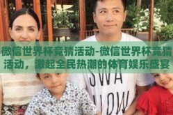 微信世界杯竞猜活动-微信世界杯竞猜活动，激起全民热潮的体育娱乐盛宴