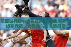 微信世界杯小组赛竞猜-微信世界杯小组赛竞猜，全民参与的激情盛宴