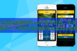 世界杯推荐彩票app-赛事狂热，乐享其中——世界杯期间最佳彩票app推荐