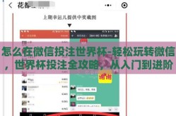 怎么在微信投注世界杯-轻松玩转微信，世界杯投注全攻略，从入门到进阶