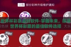 世界杯彩票最好软件-掌握未来，探寻世界杯彩票的最佳软件选择