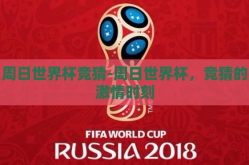 周日世界杯竞猜-周日世界杯，竞猜的激情时刻