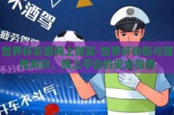 世界杯彩票网上做买-世界杯热情与理性购彩，线上平台的安全指南