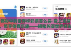 体彩中的世界杯彩票怎么买-爱上足球，悠享体育乐趣——揭秘购买世界杯彩票的正确之道