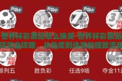 世界杯彩票站怎么换奖-世界杯彩票站领奖全攻略，从兑奖到选奖的细致流程