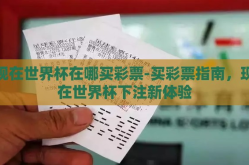 现在世界杯在哪买彩票-买彩票指南，现在世界杯下注新体验