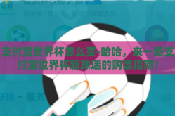 支付宝世界杯怎么买-哈哈，来一场支付宝世界杯新球迷的购票指南！