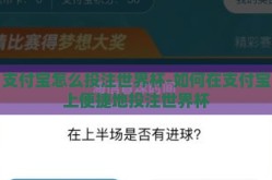 支付宝怎么投注世界杯-如何在支付宝上便捷地投注世界杯
