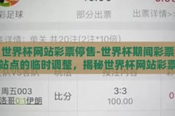 世界杯网站彩票停售-世界杯期间彩票站点的临时调整，揭秘世界杯网站彩票停售背后的考量