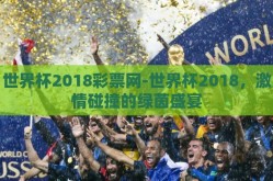 世界杯2018彩票网-世界杯2018，激情碰撞的绿茵盛宴