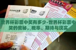 世界杯彩票中奖有多少-世界杯彩票中奖的奥秘，概率、期待与现实