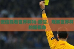 微信能看世界杯吗-微信，观赛世界杯的新视角