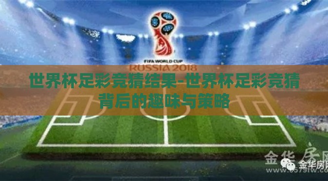 世界杯足彩竞猜结果-世界杯足彩竞猜背后的趣味与策略