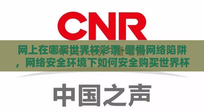 网上在哪买世界杯彩票-警惕网络陷阱，网络安全环境下如何安全购买世界杯彩票