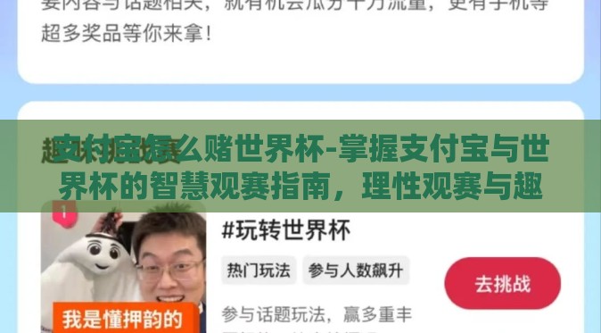 支付宝怎么赌世界杯-掌握支付宝与世界杯的智慧观赛指南,理性观赛与趣味互动 支付宝怎么赌世界杯-掌握支付宝与世界杯的智慧观赛指南,理性观赛与趣味互动
