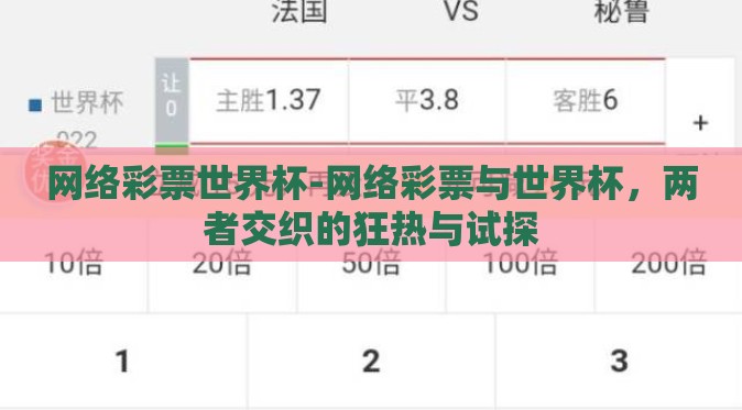 网络彩票世界杯-网络彩票与世界杯，两者交织的狂热与试探