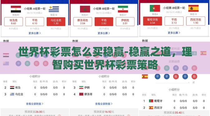世界杯彩票怎么买稳赢-稳赢之道，理智购买世界杯彩票策略