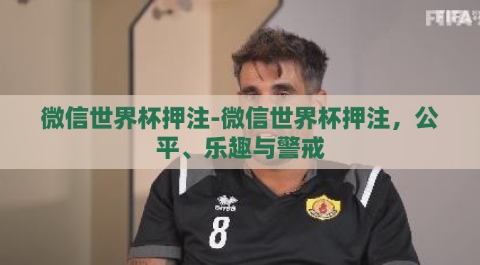 微信世界杯押注-微信世界杯押注，公平、乐趣与警戒