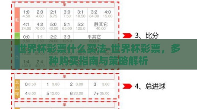 世界杯彩票什么买法-世界杯彩票,多种购买指南与策略解析 世界杯彩票什么买法-世界杯彩票,多种购买指南与策略解析
